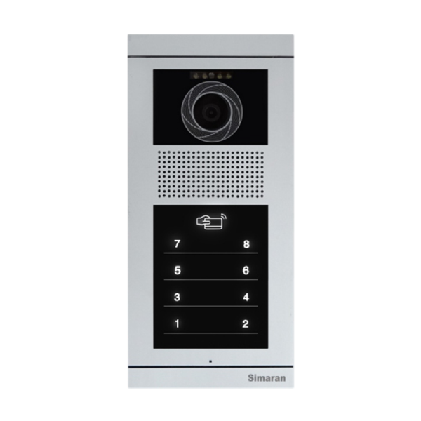 پنل تصویری Touch Key یک تا هشت واحدی سیماران مدل فرداد کارتخوان (TD1 تا TD8)